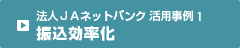 法人JAネットバンク 活用事例1 振込効率化