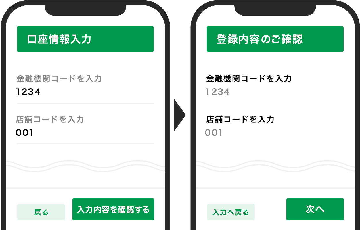 STEP 3 必要事項を入力し、入力内容を確認
